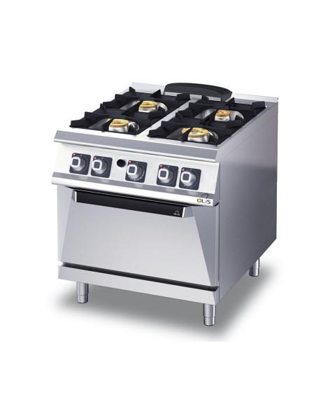 COCINA DE GAS DE 4 FUEGOS EN HORNO DE GAS
