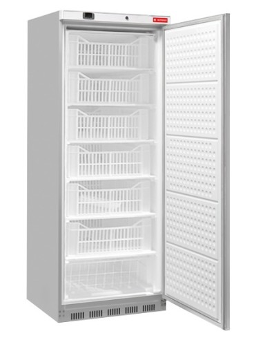 Armario de congelación digital de 1 puerta ciega inox + 7 cajas/cesto