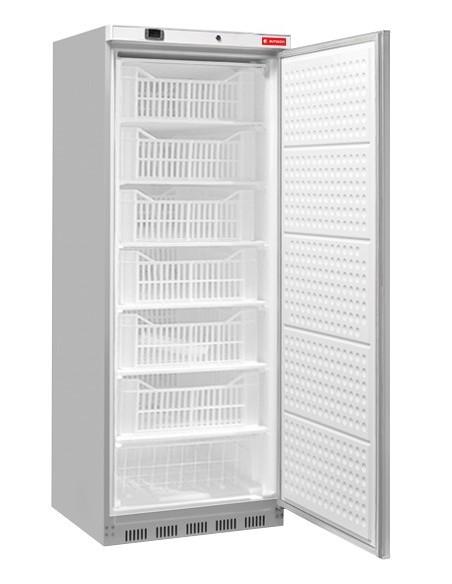 Armario de congelación digital de 1 puerta ciega inox + 7 cajas/cesto