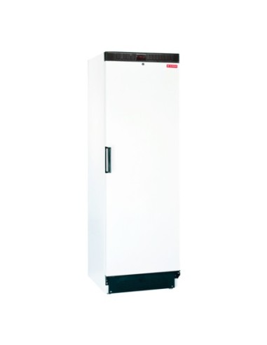 Armario de refrigeración digital de 1 puerta ciega blanco