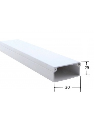 Canaleta con tapa Legrand de 30 x 25 mm