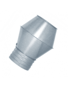 Caperuza jet galvanizado D250