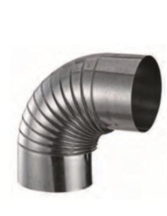 Codo 90º galvanizado D100