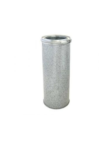 Tubo liso M-H galvanizado 1M D500 0,8MM
