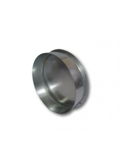 Tapa tubo galvanizado D250