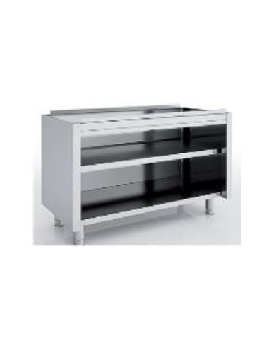 Mueble neutro abierto encimera mural MNA60-140M