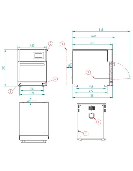 Horno fast STF 21